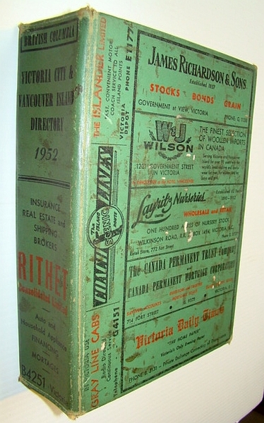 Victoria City and Vancouver Island Directory 1952