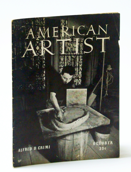 American Artist Magazine, October (Oct.) 1941 - Alfred D. Crimi …