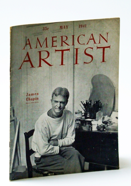 American Artist Magazine, May 1941 - James Chapin Cover Photo