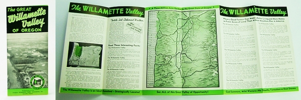 The Great Willamette Valley of Oregon - Vintage Promotional Brochure