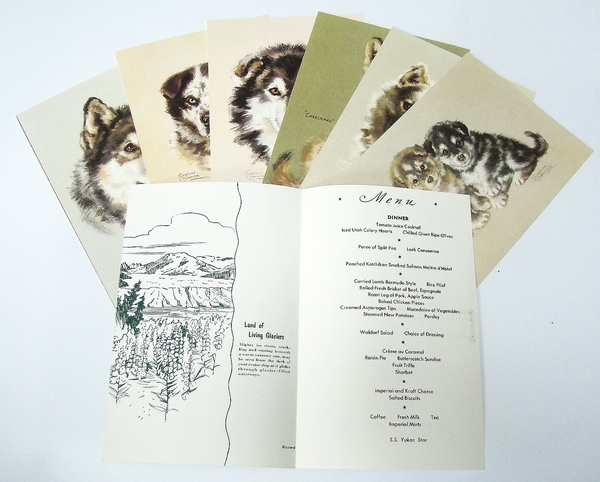 Collection of Eight Cruise Menus, Circa 1940s, from the S.S. …