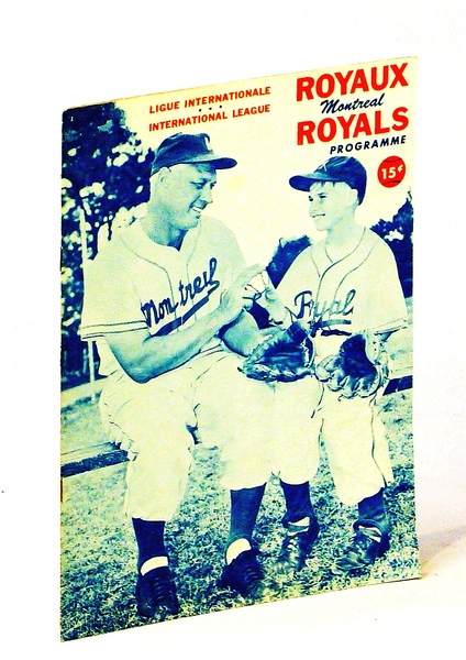 Royaux Montreal Royals Programme, Ligue Internationale / International League, Summer …