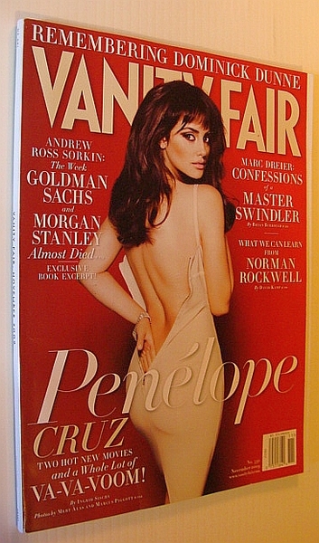 Vanity Fair Magazine, November 2009 - Penelope Cruz Cover
