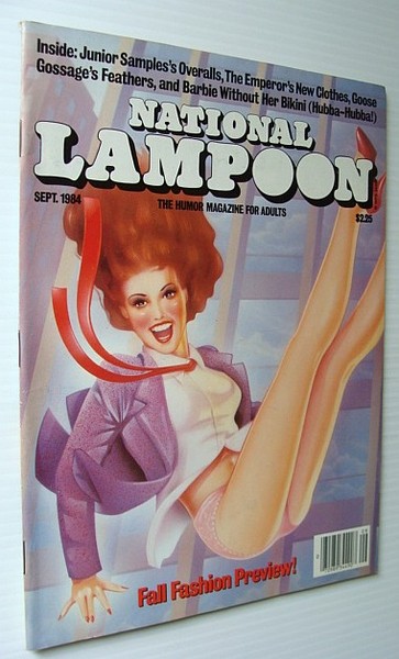 National Lampoon Magazine, September 1984 - Fall Fashion Preview!