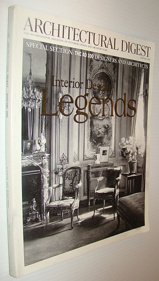 Architectural Digest Magazine, January 2000 - The AD 100 Designers …