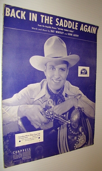 Back in the Saddle Again: Sheet Music for Voice and …