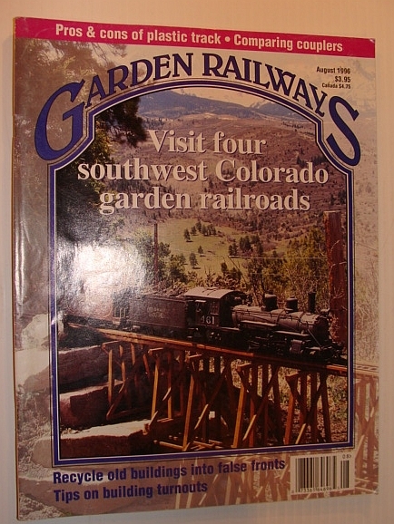Garden Railways Magazine, August 1996