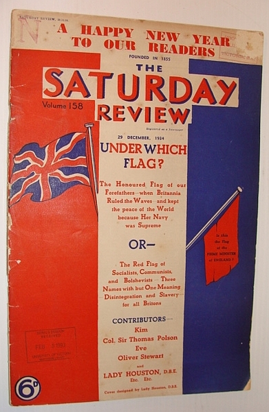 The Saturday Review, 29 December, 1934 - "The Only Paper …