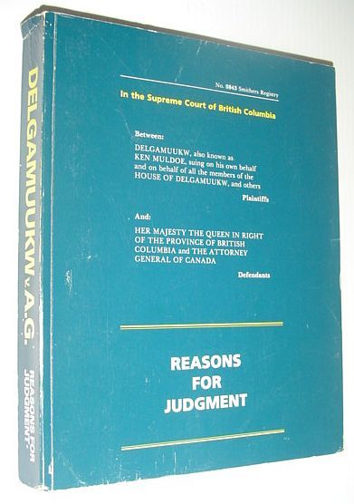 Reasons for Judgement in the Supreme Court of British Columbia …