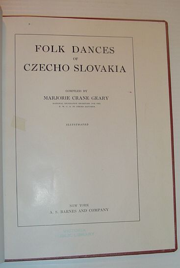 Folk Dances of Czecho Slovakia
