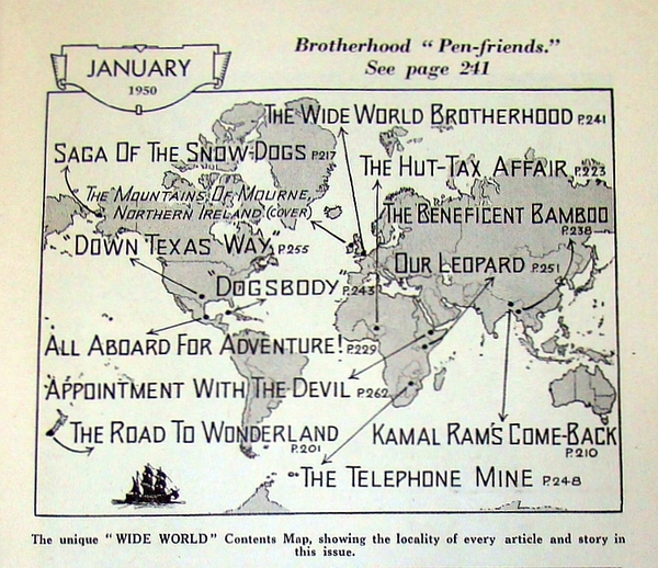 The Wide World Magazine - January 1950