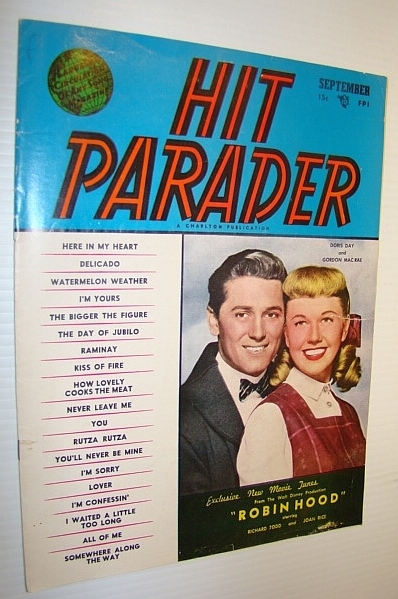 Hit Parader Magazine, September 1952 Vol. X No. 10