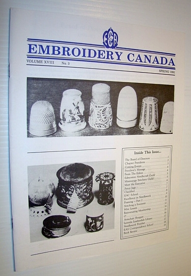 Embroidery Canada Magazine, Spring 1991