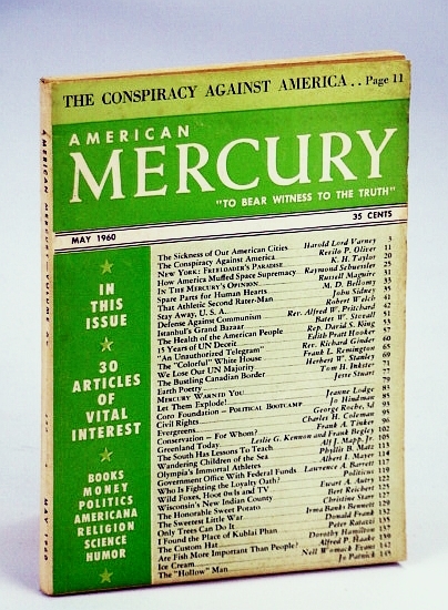 American Mercury Magazine, "To Bear Witness To The Truth", May …