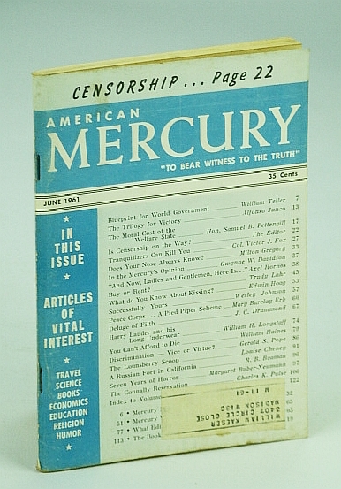 American Mercury Magazine, "To Bear Witness To The Truth", June …
