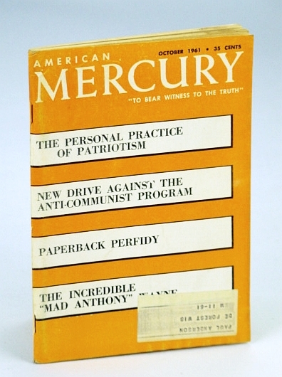 American Mercury Magazine, "To Bear Witness To The Truth", October …