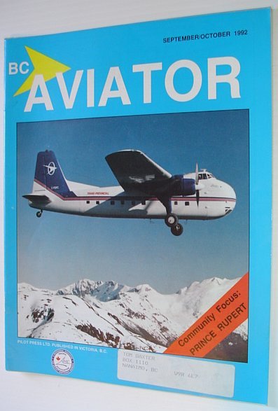 BC (British Columbia) Aviator Magazine: September/October 1992 - Community Focus …