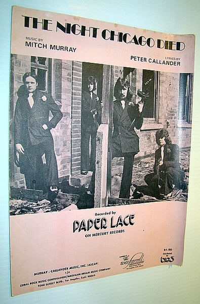 The Night Chicago Died - Sheet Music for Voice and …