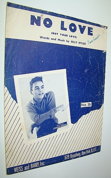 No Love (But Your Love): Sheet Music for Piano and …