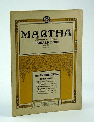 Martha - Fantasie Facile - Op. 39, No. 306: Sheet …