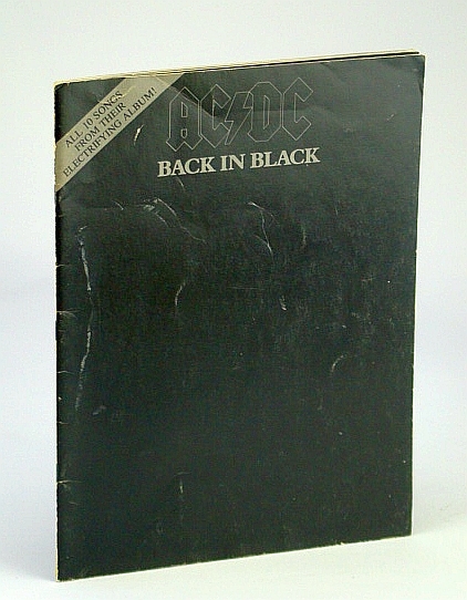 AC/DC Back In Black Songbook (Song Book)