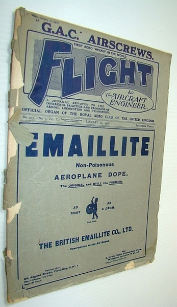 Flight (Magazine) And The Aircraft Engineer, January 31, 1918 - …