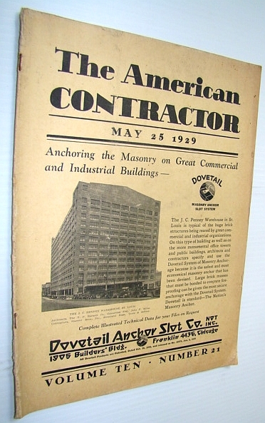 The American Contractor Magazine, May 25, 1929