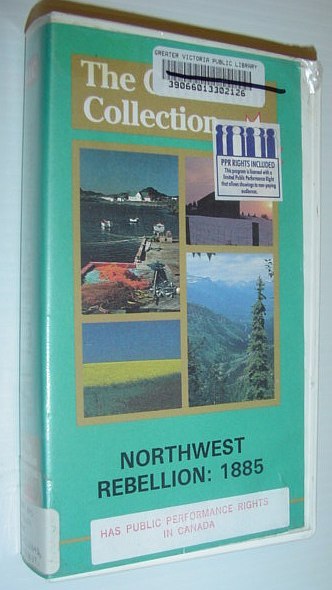 Northwest Rebellion: 1885 - 17 Minute VHS Video Tape in …