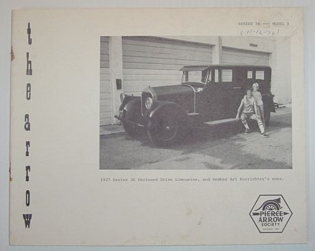 The Arrow: Series 76, Model 3 *Series 33 Feature*