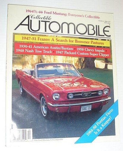 Collectible Automobile Magazine, October 1988