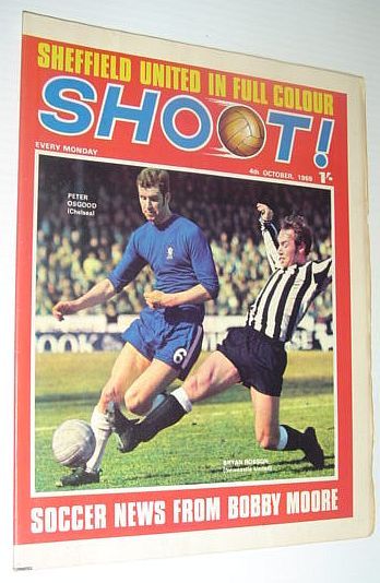 SHOOT! Soccer/Football Magazine, 4 October 1969 *SHEFFIELD UNITED IN FULL …
