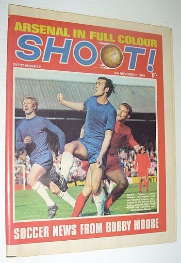 SHOOT! Soccer/Football Magazine, 8 November 1969 *ARSENAL IN FULL COLOUR*