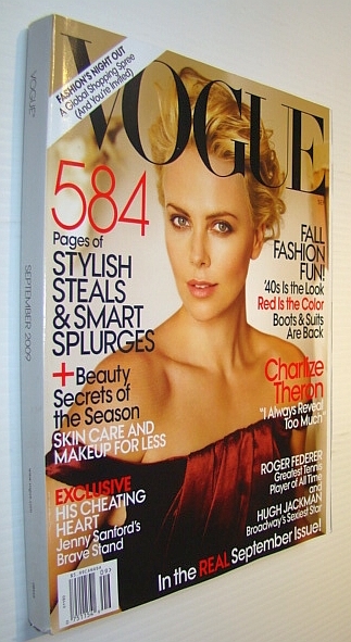 Vogue Magazine, September 2009 - Charlize Theron Cover Photo