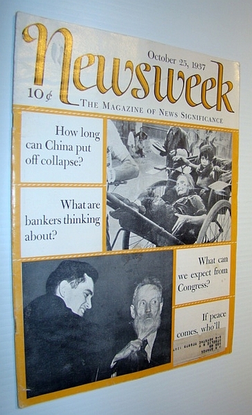Newsweek Magazine, October 25, 1937