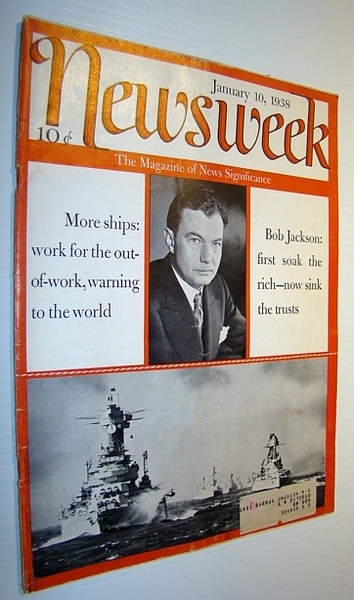 Newsweek Magazine, January 10, 1938