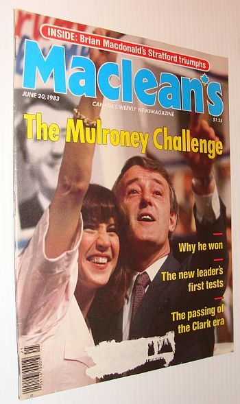 Maclean's Magazine, June 20, 1983: *Mulroney Wins PC Leadership*