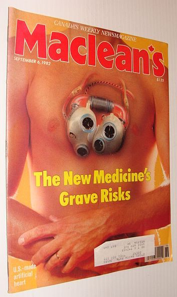 Maclean's Magazine, September 6, 1982 - The New Medicine's Grave …