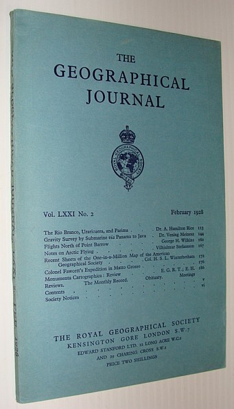 The Geographical Journal, February 1928