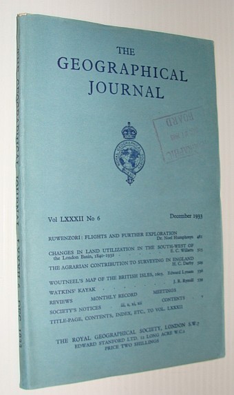 The Geographical Journal, December 1933