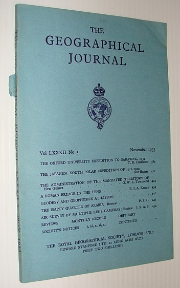 The Geographical Journal, November 1933