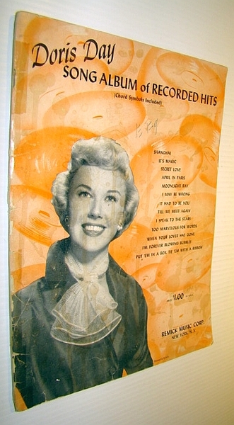 Doris Day Song Album of Recorded Hits: Sheet Music for …