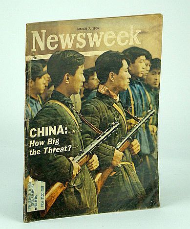 Newsweek Magazine, August 7, 1966 - China Threat / Missing …