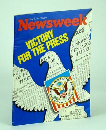 Newsweek Magazine, July 12, 1971 - Victory for the Press