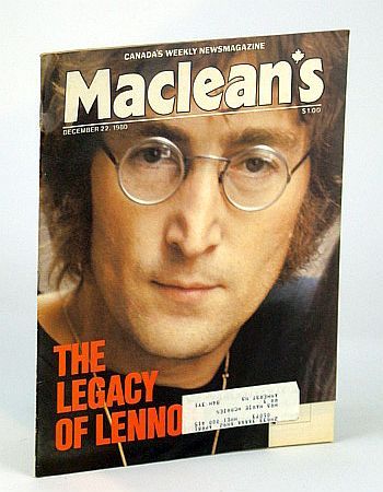 Maclean's - Canada's Weekly Newsmagazine, December (Dec.) 22, 1980 - …