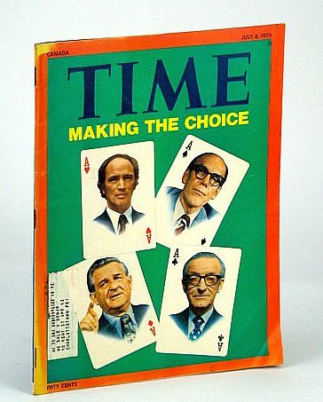 Time Magazine, Canadian Edition, July 8, 1974 - Photos of …