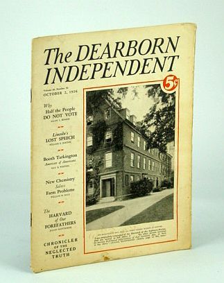 The Dearborn Independent - Chronicler of the Neglected Truth, October …