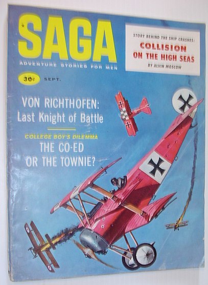 Saga Magazine: Adventure Stories for Men - September, 1959, Volume …