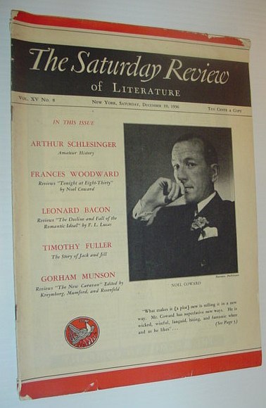 The Saturday Review of Literature, December 19, 1936, Vol. XV …