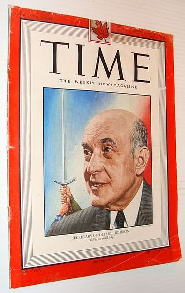Time Magazine, 6 June 1949 *Cover Portrait of U.S. Secretary …
