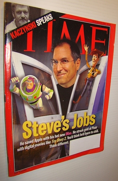 Time Magazine, October 18, 1999 - Steve Jobs/Pixar Cover